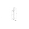 Anzzi Yosemite 2-Handle Claw Foot Tub Faucet in Brushed Nickel FS-AZ0050BN - alternate 3